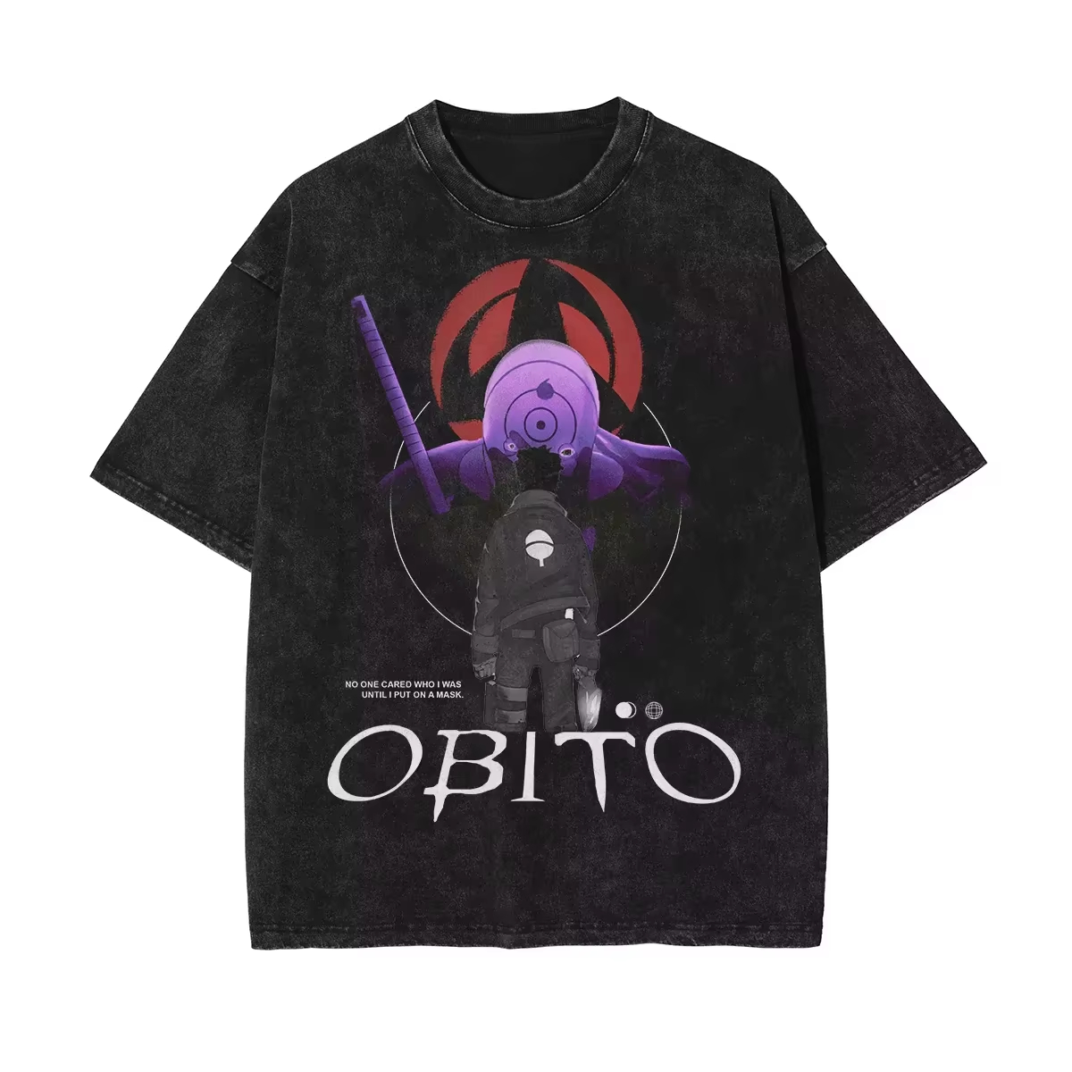 Anime Cosplay Obito - Camiseta Oversize de Verano 2026 con