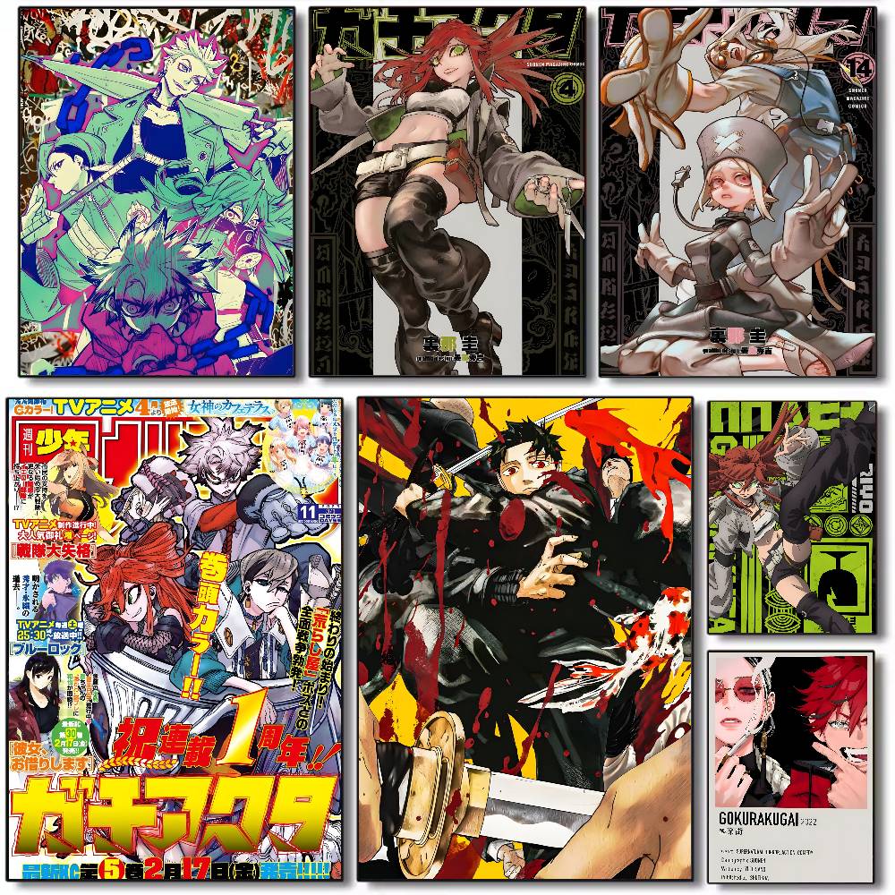 Black Clover Grimoire - Póster de Anime G-GACHIAKUTA, arte en