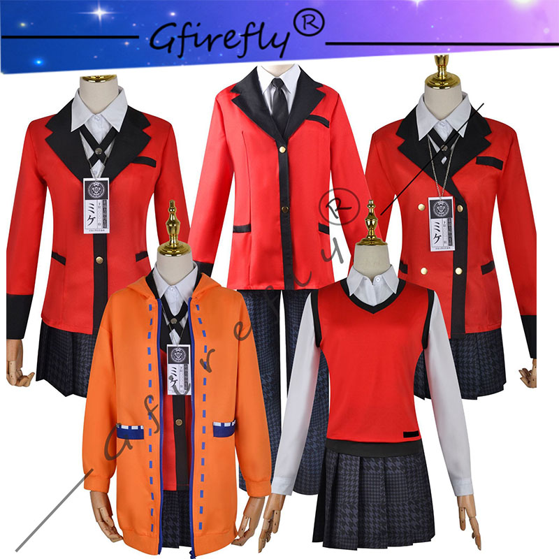 Anime Cosplay Kakegurui - Disfraz de Cosplay de Kakegurui, Jyabami