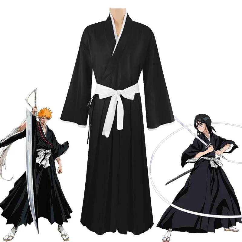 Anime Cosplay Kimono - 2026 Anime Cosplay Rukia Kurosaki Ichigo