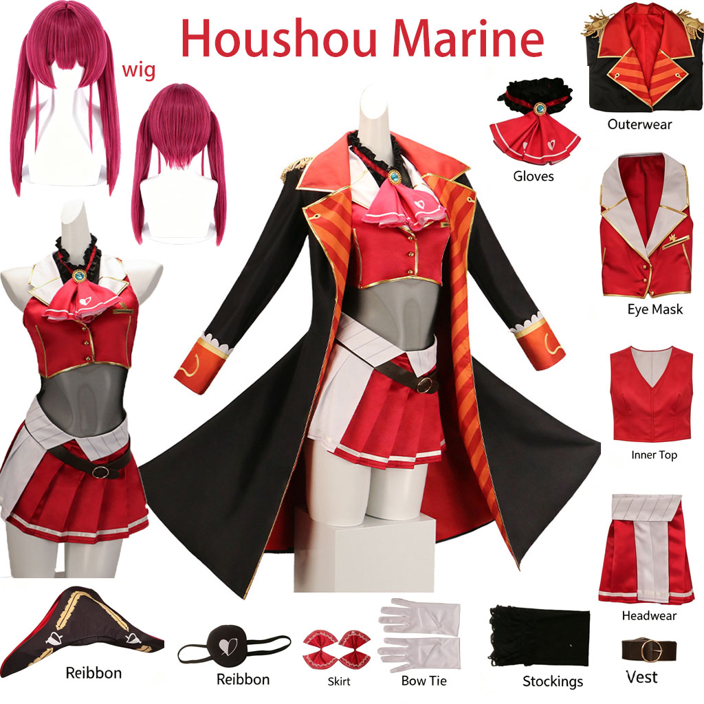 Anime Cosplay Kakegurui - Disfraz de Cosplay de Hololive Houshou