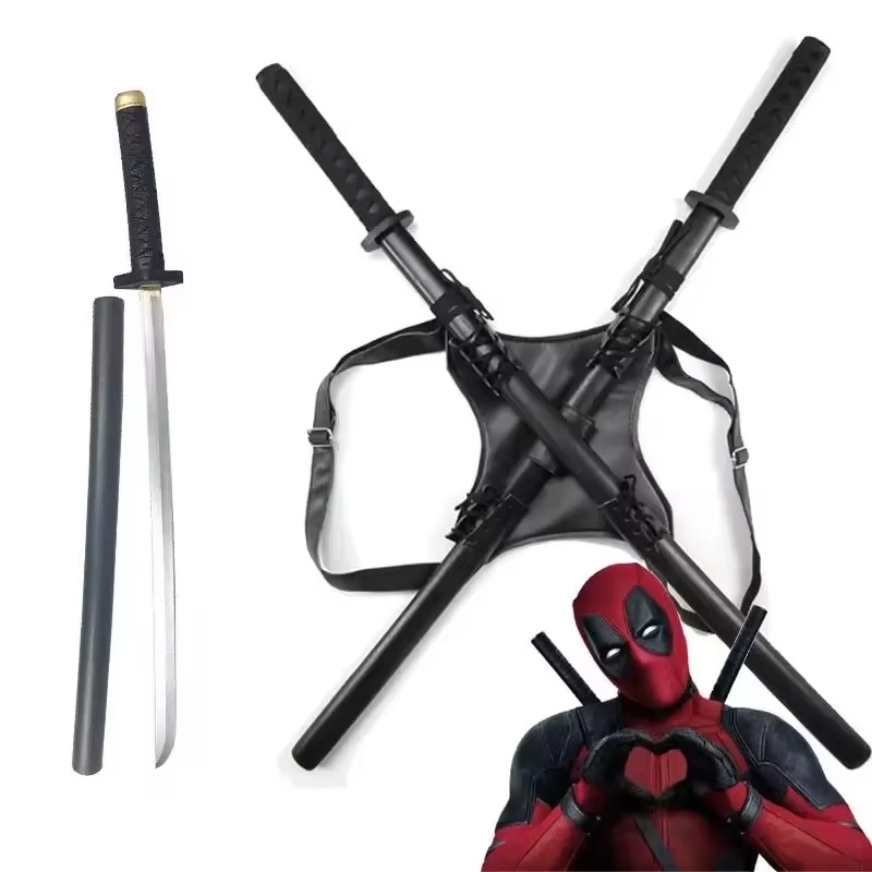 Anime Cosplay Katana - 2025 nuevo 61cm Deadpool Katana PU