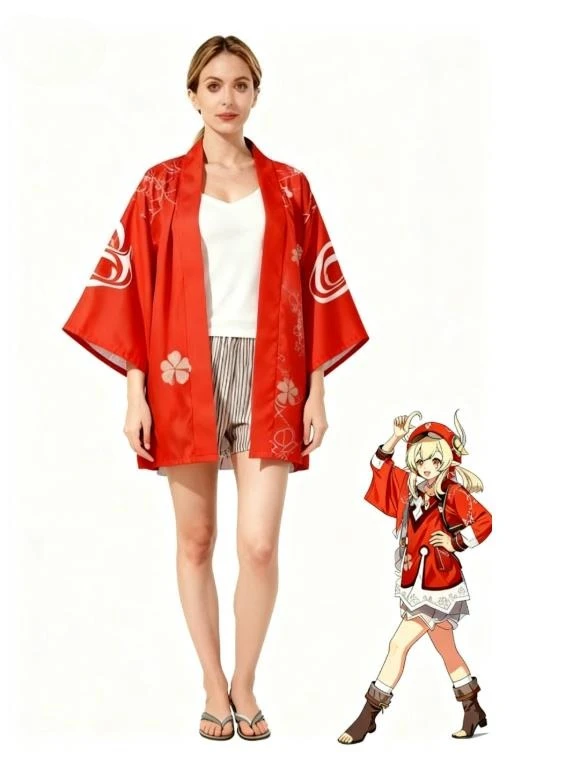 Anime Cosplay Kimono - Disfraz de Cosplay de Genshin Impact,