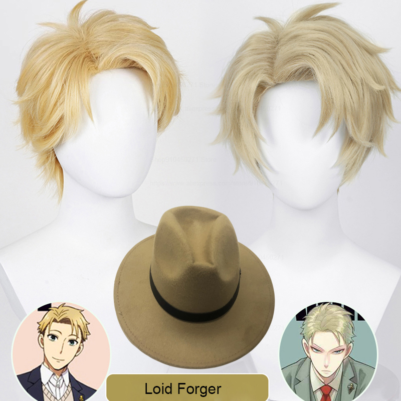 Anime Cosplay Yor Forger - Loid-Peluca de Cosplay Forger Family Spy,