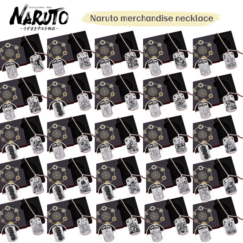 Anime Cosplay Obito - Collar de Anime Naruto con Colgante