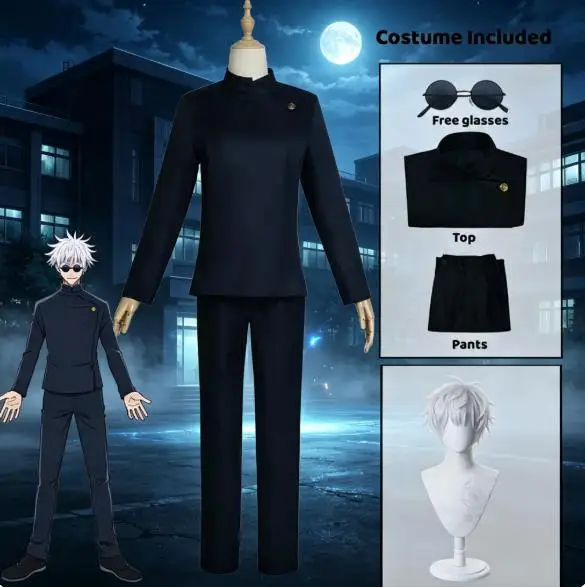 Anime Cosplay Gojo - Uniforme de cosplay de Gojo Satoru