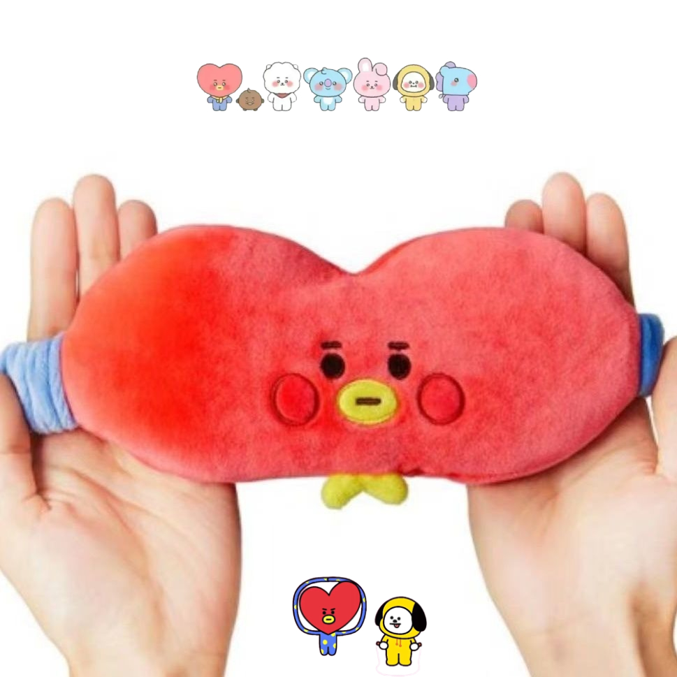 Anime Cosplay Eyes - Antifaz de peluche BT21 con diseño