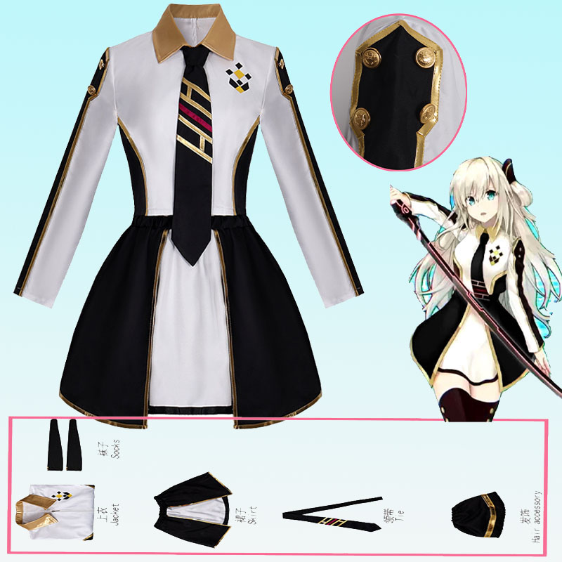 Anime Cosplay Maid - Disfraz de Anime para mujer, traje