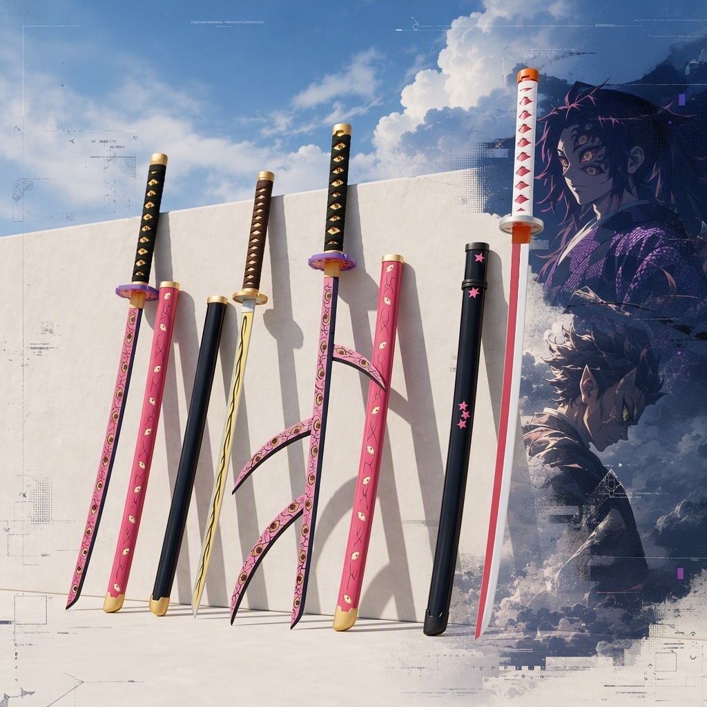 Anime Cosplay Katana - Espada de Juguete de Plástico a