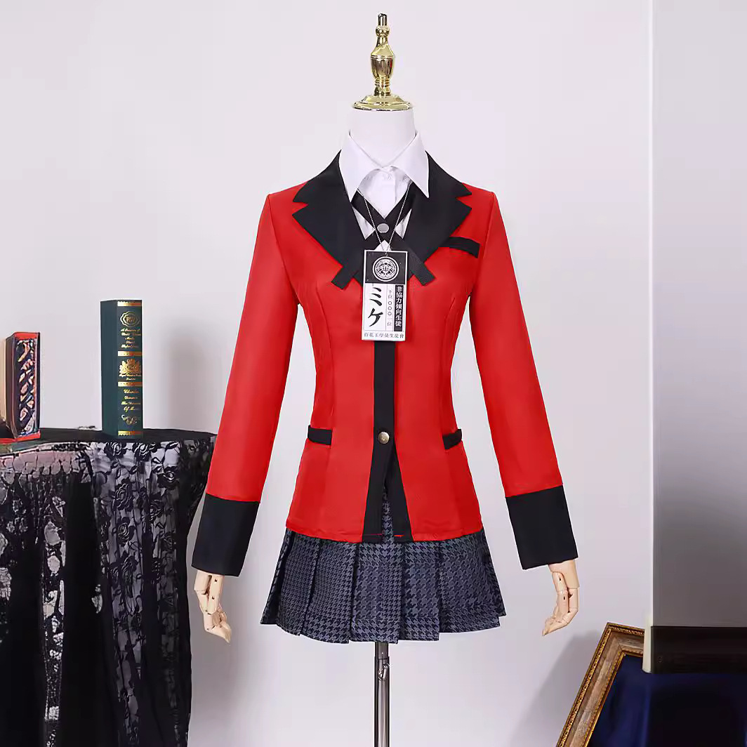 Anime Cosplay Kakegurui - Disfraz de Cosplay de Kakegurui, Yumeko