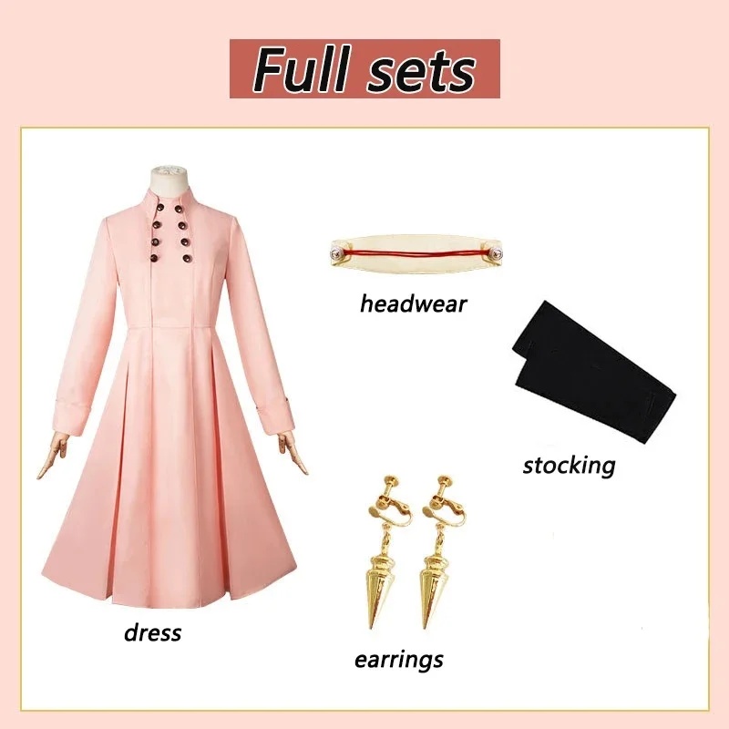 Vestido de Cosplay de Yor Forg - Anime Cosplay Yor Forger reseña y precio