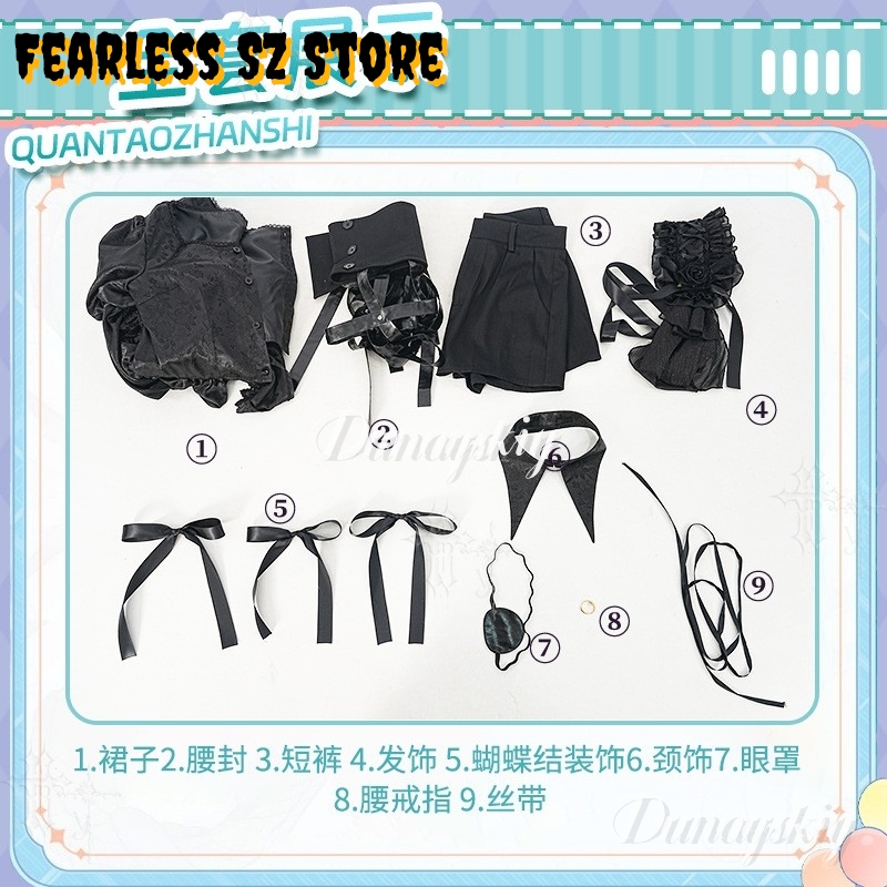 Vestido Gótico para Niña, Disf - Anime Cosplay Black Girl reseña y precio