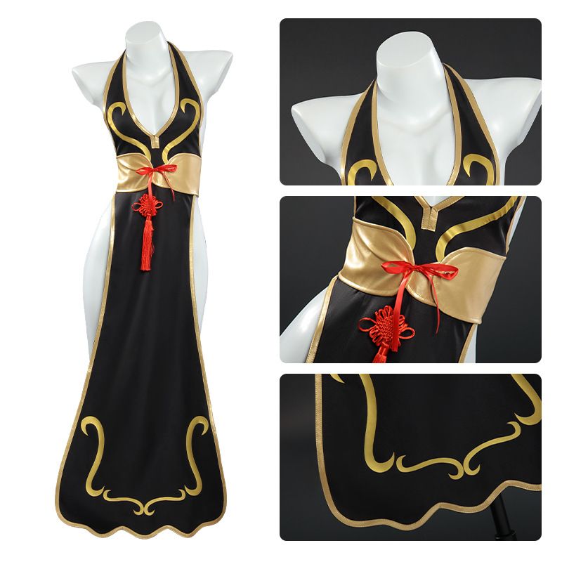 Disfraz de Cosplay de Chun-Li  - Anime Cosplay Black Girl reseña y precio
