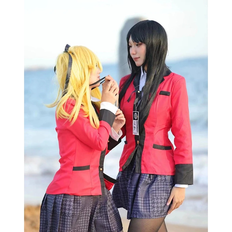 x;3,v'6\g/Disfraz de Cosplay d - Anime Cosplay Kakegurui reseña y precio