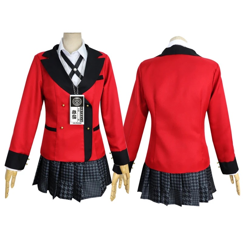 x;3,v'6\g/Disfraz de Cosplay d - Anime Cosplay Kakegurui reseña y precio