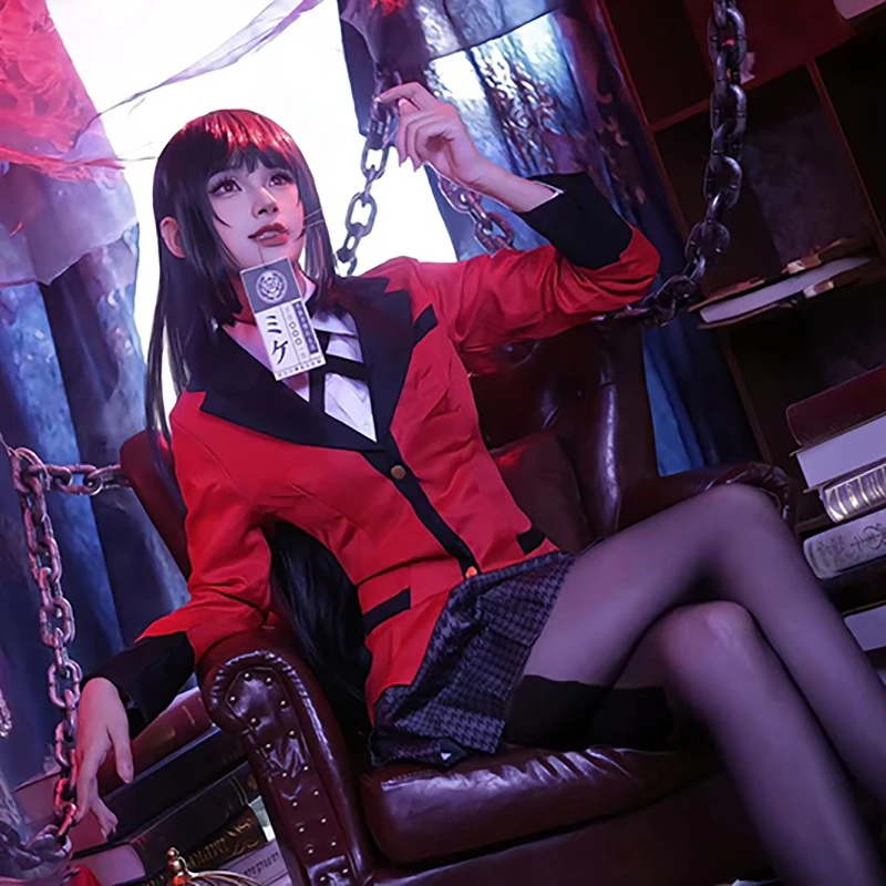 x;3,v'6\g/Disfraz de Cosplay d - Anime Cosplay Kakegurui reseña y precio