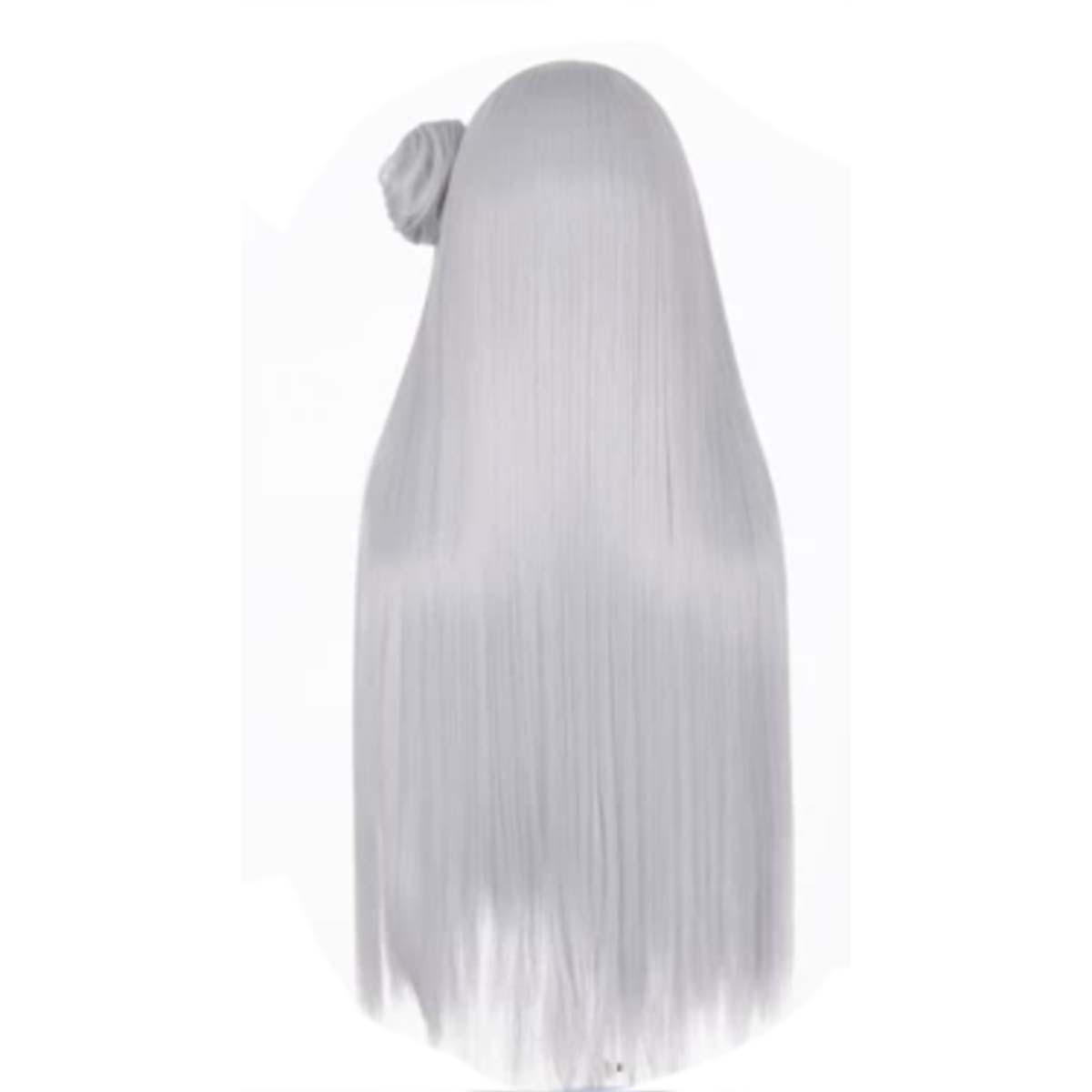 Peluca de pelo sintético resis - Cosplay Anime White Hair reseña y precio