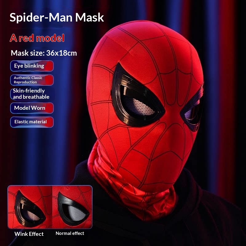 Máscara de Spider-Man con Ojos - Anime Cosplay Eyes reseña y precio