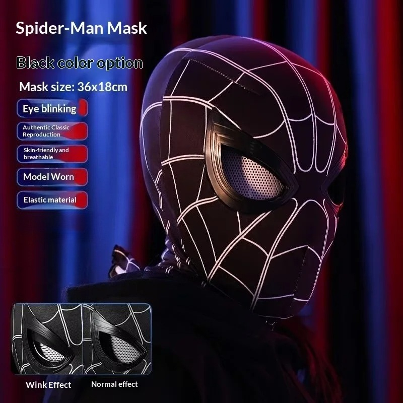 Máscara de Spider-Man con Ojos - Anime Cosplay Eyes reseña y precio