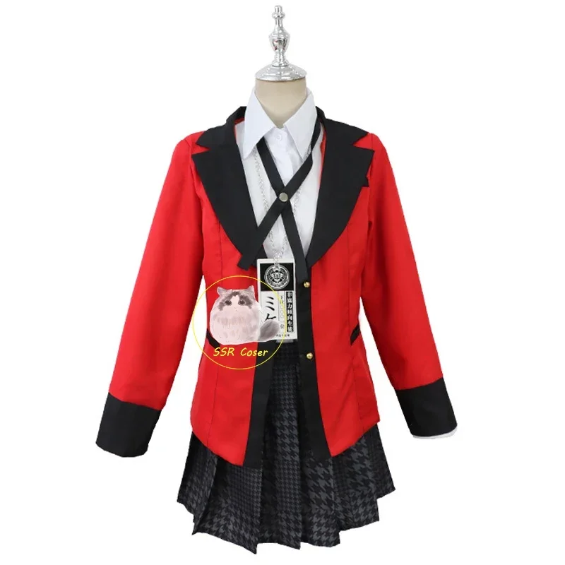 Disfraz de Anime Jabami Yumeko - Anime Cosplay Kakegurui reseña y precio