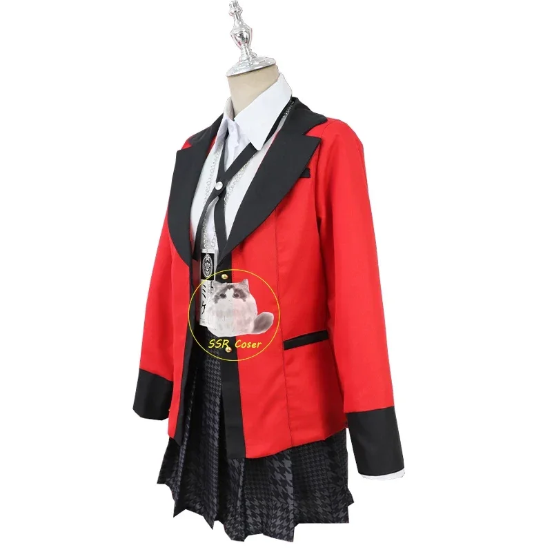 Disfraz de Anime Jabami Yumeko - Anime Cosplay Kakegurui reseña y precio