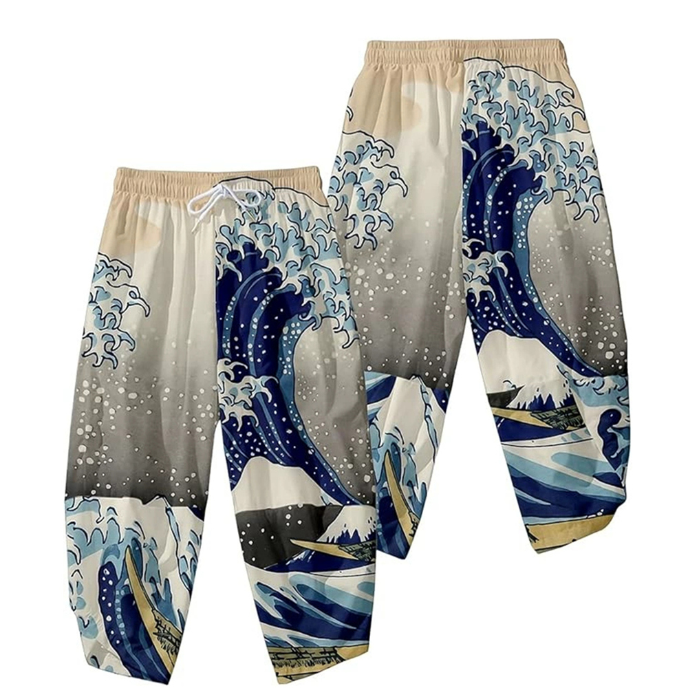 Pantalones tipo kimono 3D, pan - Asian Cosplay Anime reseña y precio