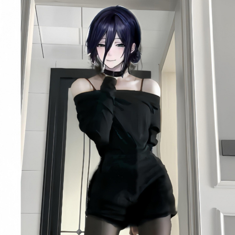 Disfraz de motosierra de Anime - Anime Cosplay Black Girl reseña y precio
