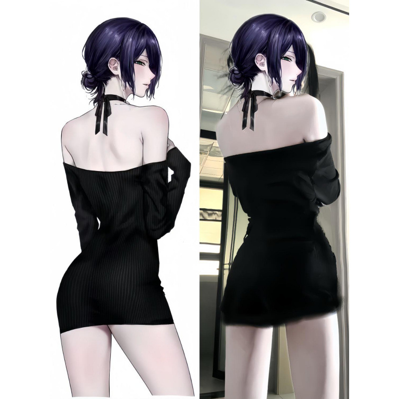 Disfraz de motosierra de Anime - Anime Cosplay Black Girl reseña y precio