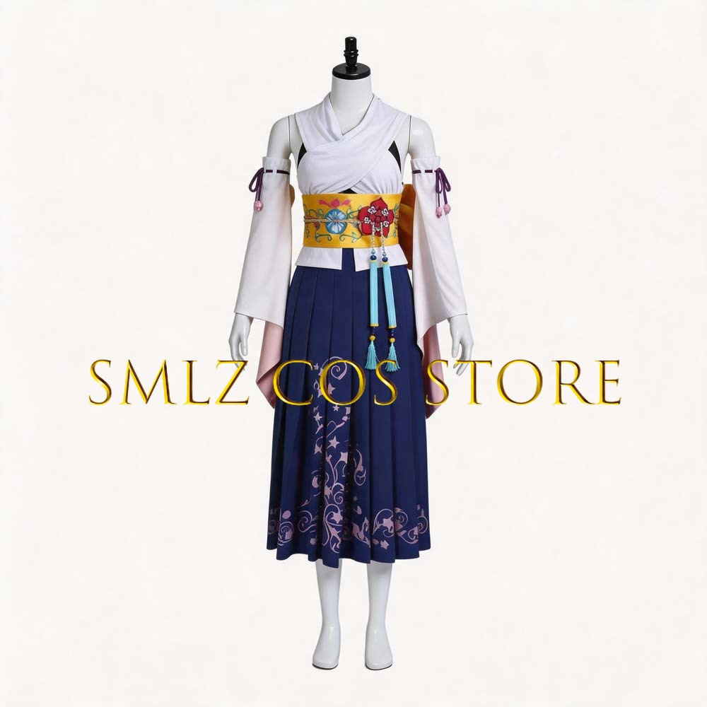 Disfraz de Cosplay de Yuna de  - Anime Cosplay Kimono reseña y precio