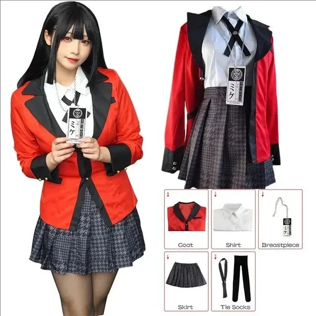 Nuevo disfraz de anime Kakegur - Anime Cosplay Kakegurui reseña y precio