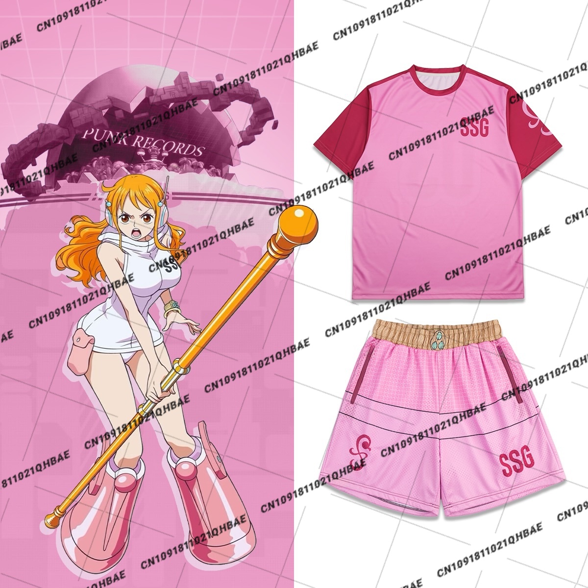 Nuevo Conjunto de Camiseta y P - Anime Cosplay Of reseña y precio