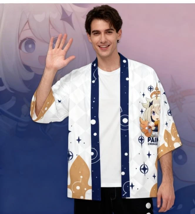 Disfraz de Cosplay de Genshin  - Anime Cosplay Kimono reseña y precio
