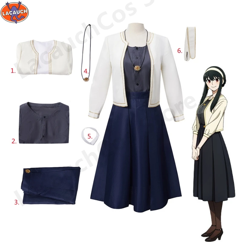 Disfraz de cosplay de SPY x FA - Anime Cosplay Yor Forger reseña y precio
