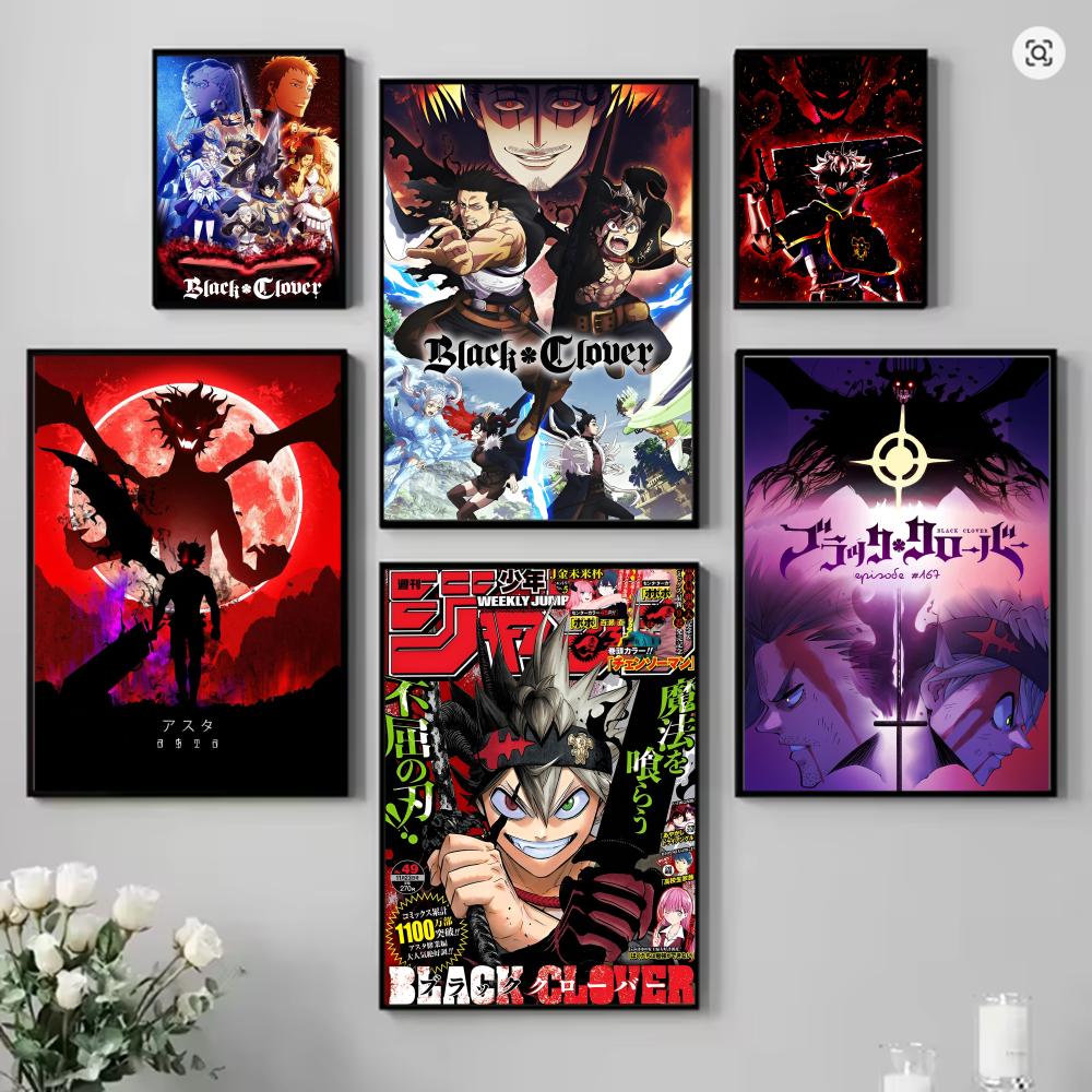 Póster de trébol caliente de A - Black Clover Grimoire reseña y precio