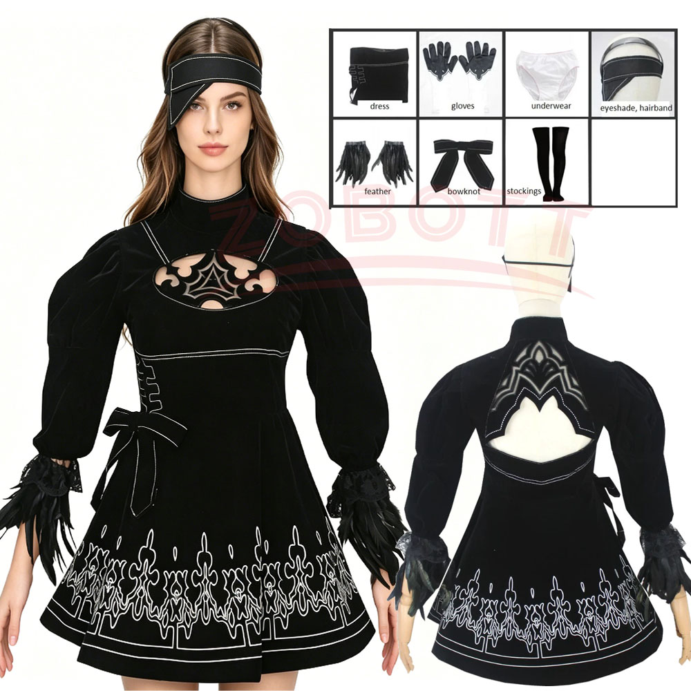 Disfraz de Cosplay de anime 2B - Anime Cosplay Eyes reseña y precio