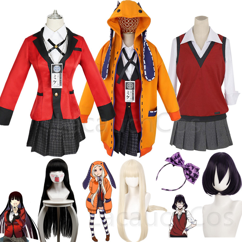 anime loco emoción Jabami Yume - Anime Cosplay Kakegurui reseña y precio