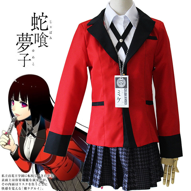 anime loco emoción Jabami Yume - Anime Cosplay Kakegurui reseña y precio