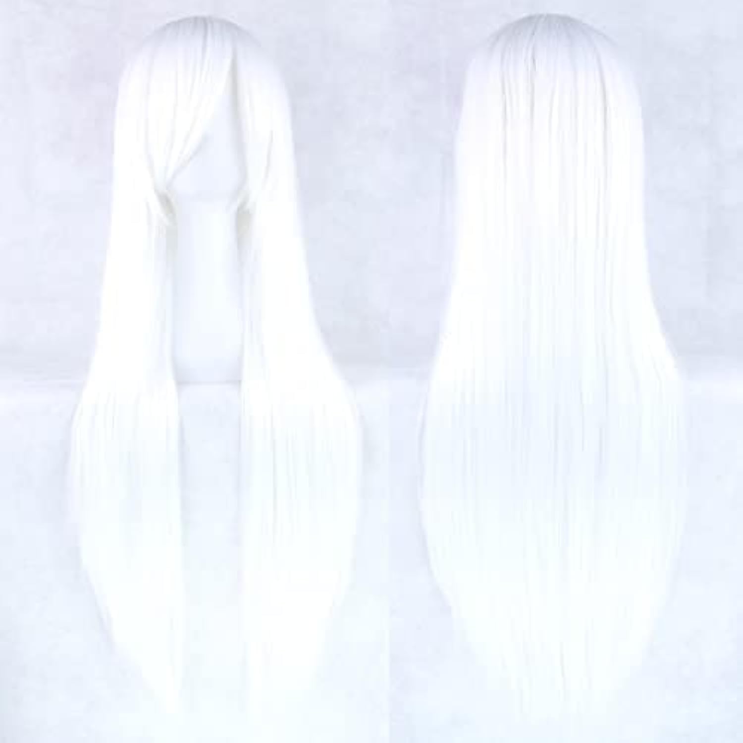 Pelucas de cosplay de pelo nat - Cosplay Anime White Hair reseña y precio