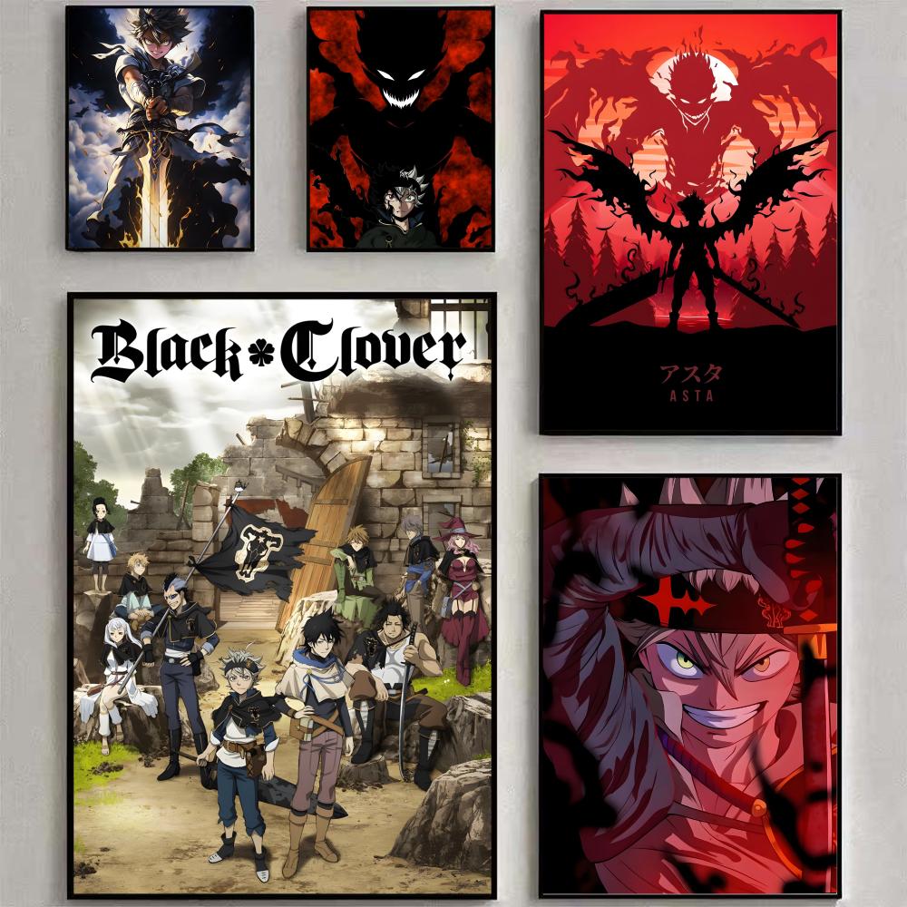 Póster de trébol negro de Anim - Black Clover Grimoire reseña y precio