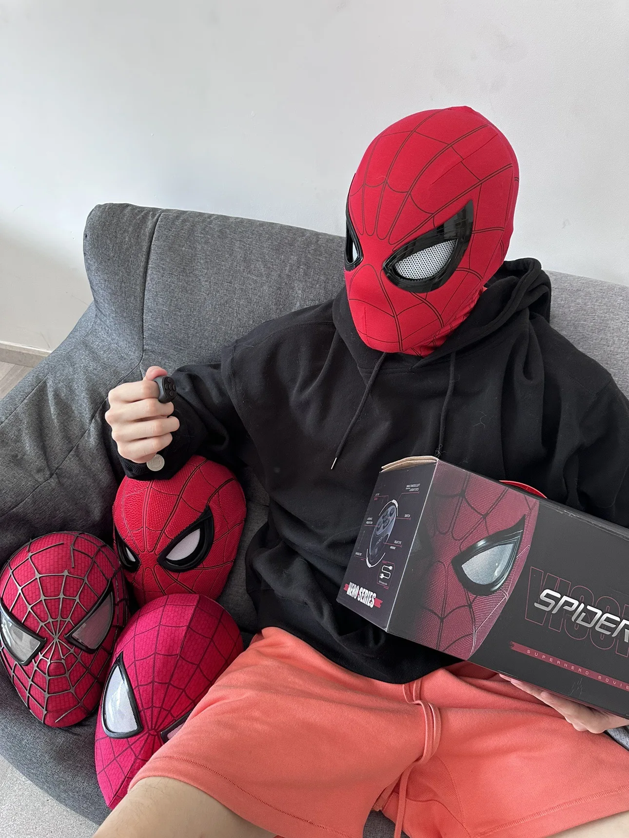 Máscara de Casco de Spider-Man - Anime Cosplay Eyes reseña y precio