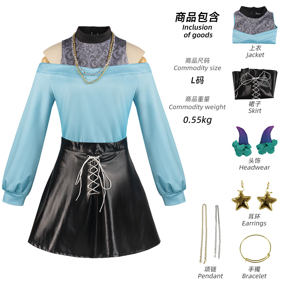 Conjunto de Top y Falda Oshi n - Anime Cosplay Meme reseña y precio